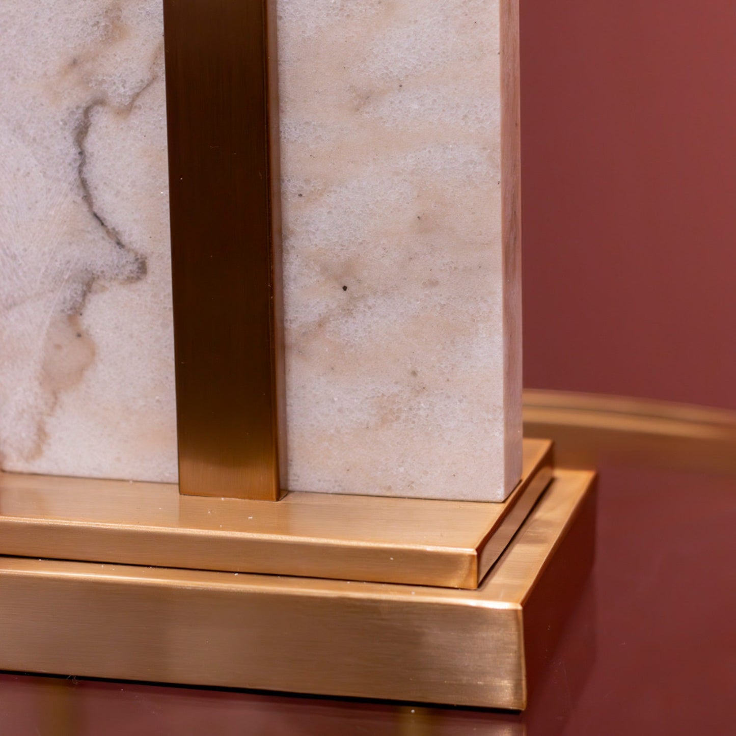 Kalabar Marble fabulous table lamp with shade