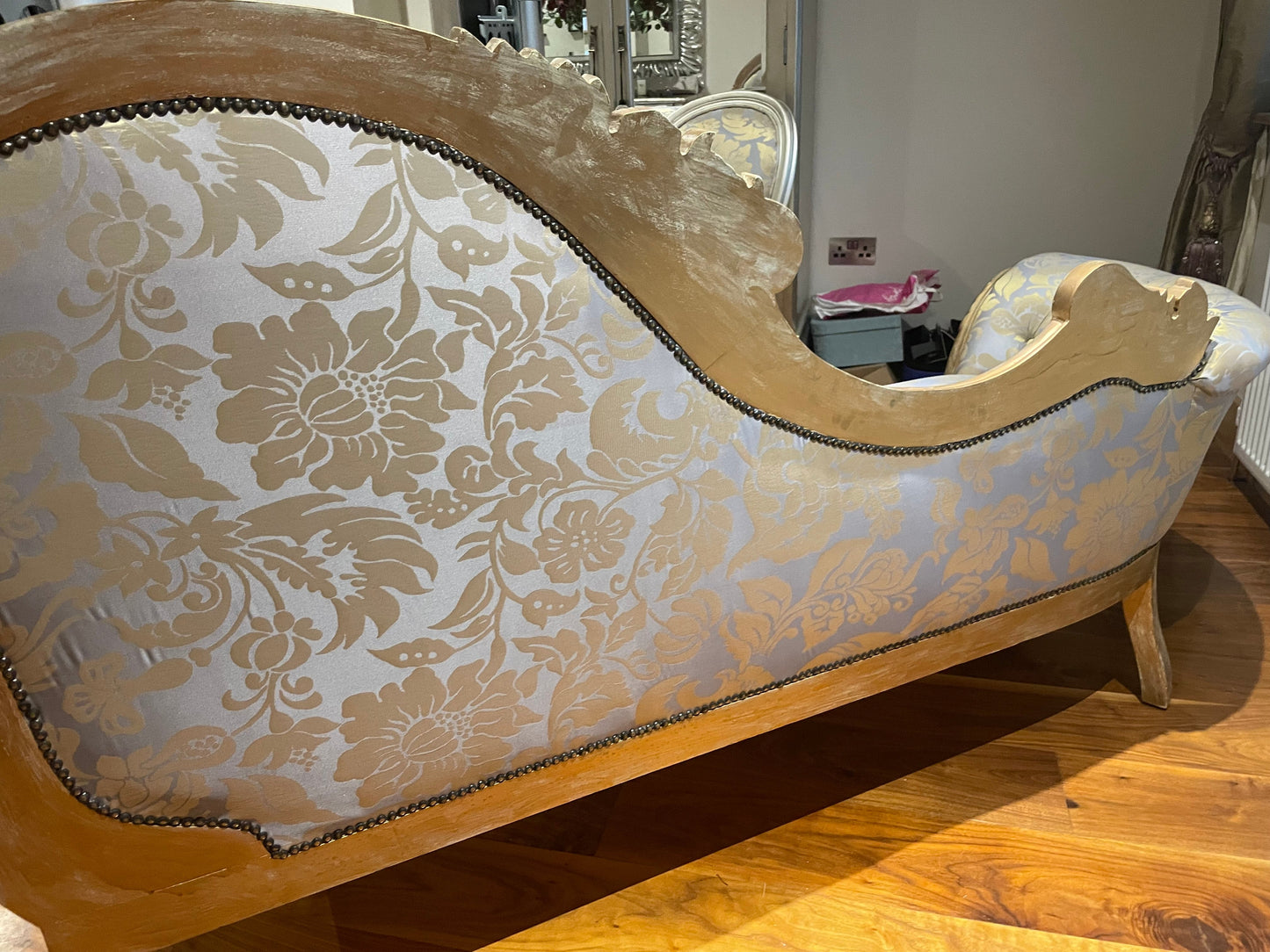 Chaise longue sofa French style.  View instore