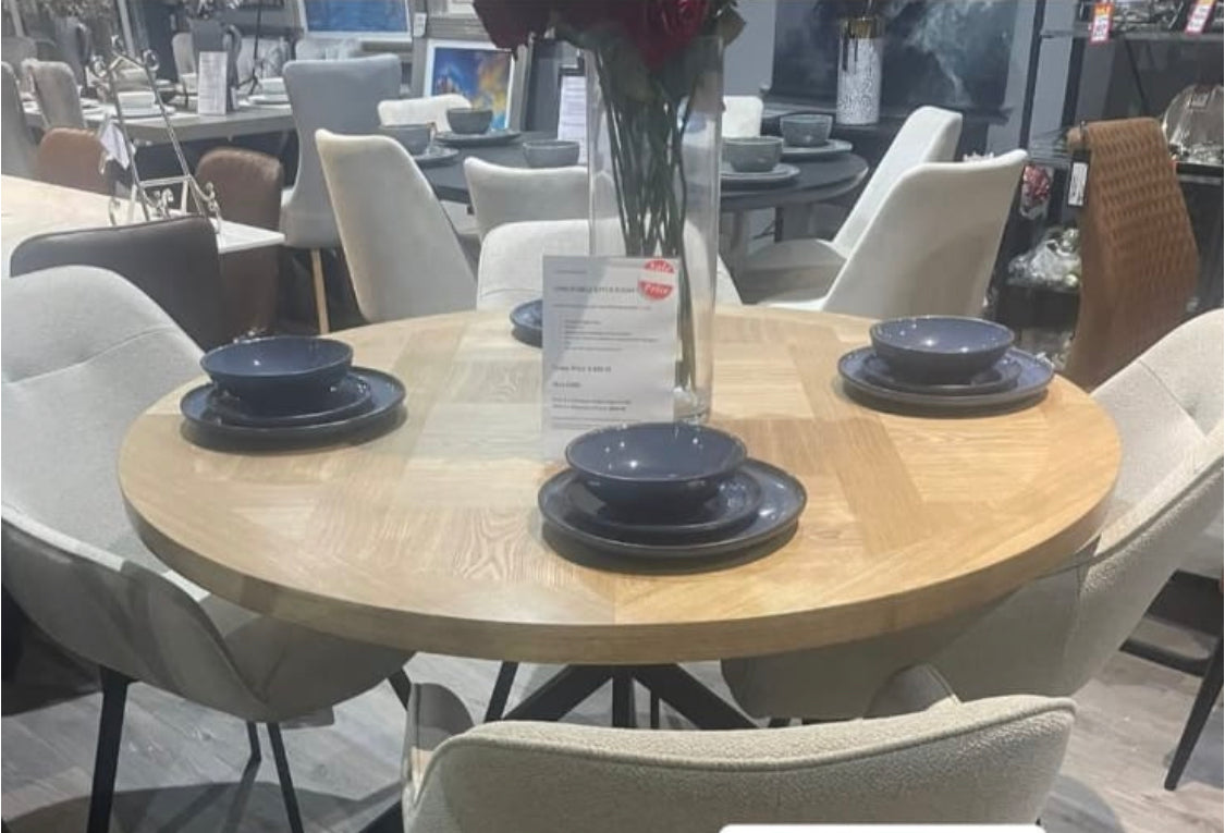Pamela round 120 cm dining  table