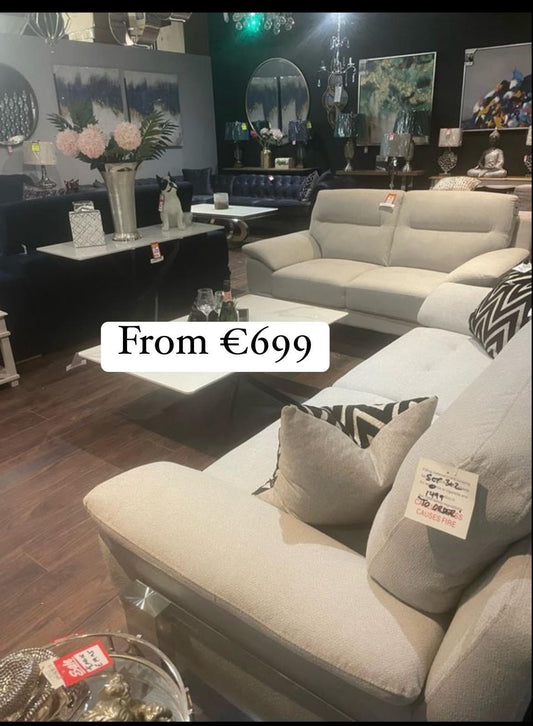 Amy lounge sofa in choice of size