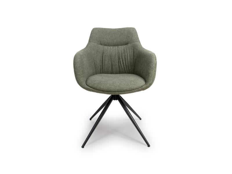 BRADLEY Carver dining chair easy clean fabrics-dining chairs-Renaissance Design Studio